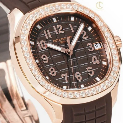 Aquanaut 5268/200R-010 38mm Chocolate Dial Rose Gold - VIP Version