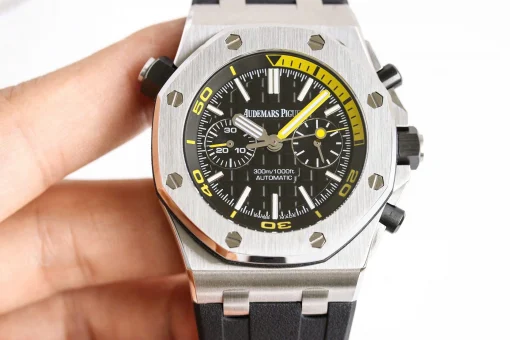 Audemars Piguet Royal Oak Offshore Diver Chronograph Black Yellow 26703ST 42mm - VIP Version