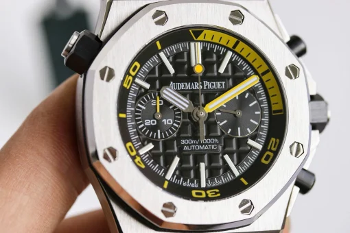 Audemars Piguet Royal Oak Offshore Diver Chronograph Black Yellow 26703ST 42mm - VIP Version