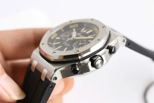 Audemars Piguet Royal Oak Offshore Diver Chronograph Black Yellow 26703ST 42mm - VIP Version