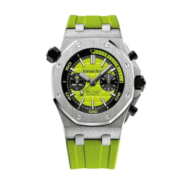 Audemars Piguet Royal Oak Offshore Diver Chronograph in Green 26703ST 42mm - VIP Version