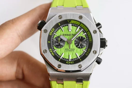 Audemars Piguet Royal Oak Offshore Diver Chronograph in Green 26703ST 42mm - VIP Version