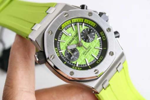 Audemars Piguet Royal Oak Offshore Diver Chronograph in Green 26703ST 42mm - VIP Version