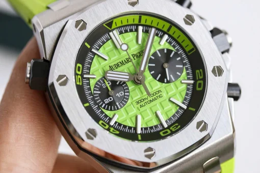 Audemars Piguet Royal Oak Offshore Diver Chronograph in Green 26703ST 42mm - VIP Version
