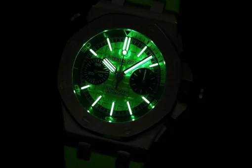 Audemars Piguet Royal Oak Offshore Diver Chronograph in Green 26703ST 42mm - VIP Version