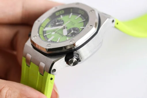 Audemars Piguet Royal Oak Offshore Diver Chronograph in Green 26703ST 42mm - VIP Version