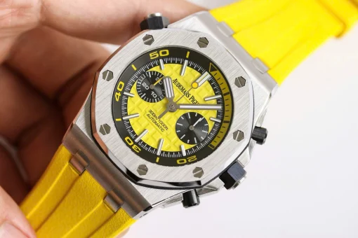 Audemars Piguet Royal Oak Offshore Diver Chronograph in Yellow 26703ST 42mm - VIP Version
