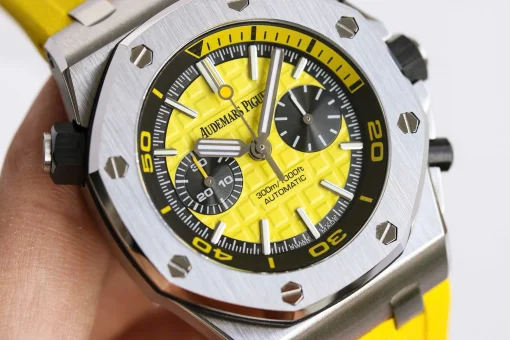 Audemars Piguet Royal Oak Offshore Diver Chronograph in Yellow 26703ST 42mm - VIP Version
