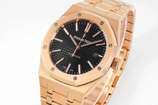 Audemars Piguet Royal Oak Selfwinding 15400OR 41mm Black Dial Rose Gold - VIP Version