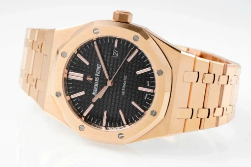Audemars Piguet Royal Oak Selfwinding 15400OR 41mm Black Dial Rose Gold - VIP Version
