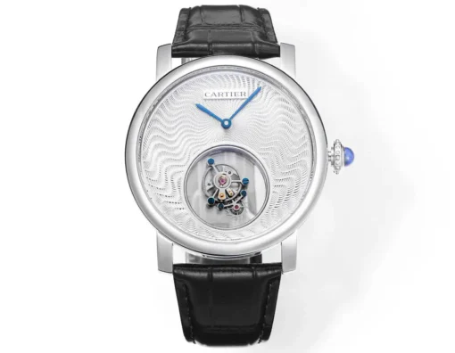 Cartier Rotonde Tourbillon Mysterieux 45mm Silver Dial - VIP Version