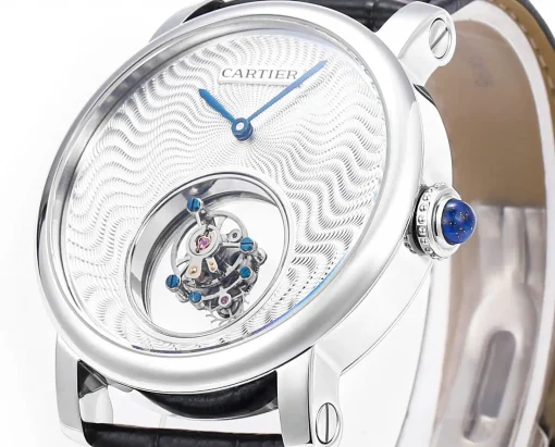 Cartier Rotonde Tourbillon Mysterieux 45mm Silver Dial - VIP Version