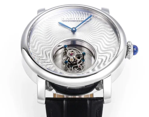 Cartier Rotonde Tourbillon Mysterieux 45mm Silver Dial - VIP Version