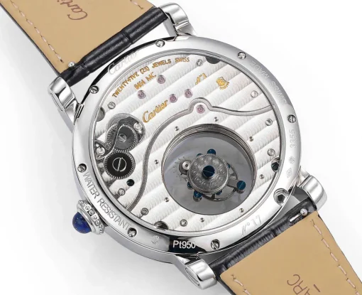 Cartier Rotonde Tourbillon Mysterieux 45mm Silver Dial - VIP Version