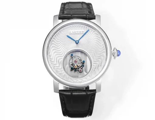 Cartier Rotonde Tourbillon Mysterieux 45mm Silver Dial - VIP Version