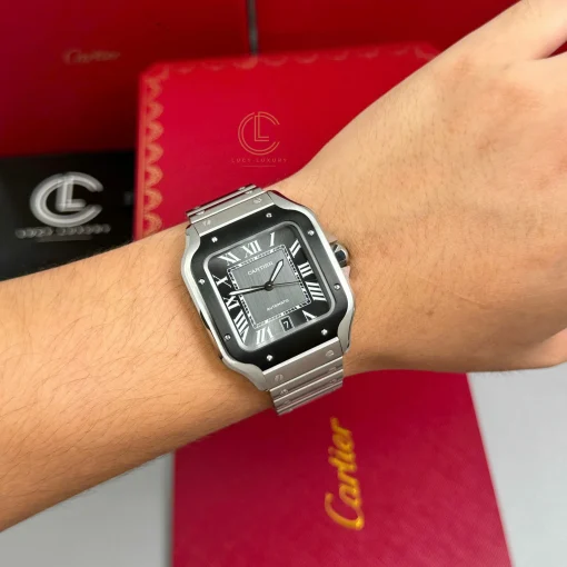 Cartier Santos De Cartier Ceramic CRWSSA0037 39.8mm Miyota.9015 - VIP Version