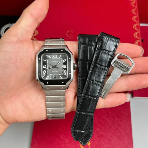 Cartier Santos De Cartier Ceramic CRWSSA0037 39.8mm Miyota.9015 - VIP Version