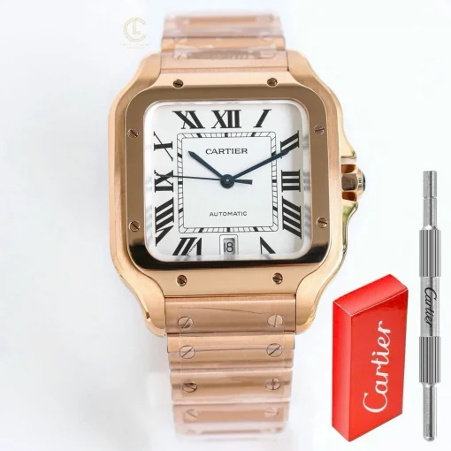 Cartier Santos de Cartier WGSA0018 39.8mm Rose Gold - VIP Version