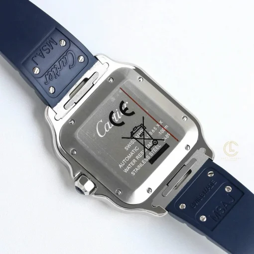 Cartier Santos de Cartier WSSA0048 39.8mm Blue Dial Ceramic 39.8mm Steel - VIP Version