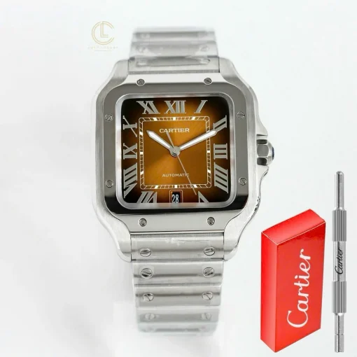 Cartier Santos De Cartier WSSA0064 39.8mm Chocolate Dial -VIP Version