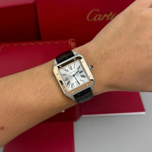 Cartier Santos-Dumont W2SA0011 43.5mm x 31.4mm Demi Rose Gold - VIP Version