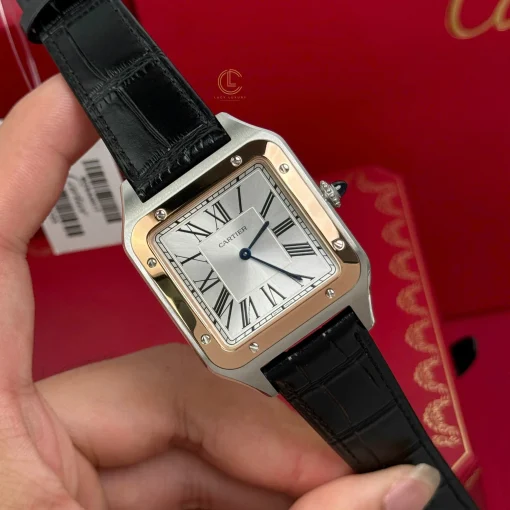 Cartier Santos-Dumont W2SA0011 43.5mm x 31.4mm Demi Rose Gold - VIP Version