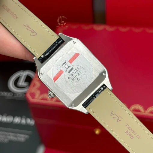 Cartier Santos – Dumont White Dial Benzel Swarovski 38mm x 27.5mm Steel - VIP Version