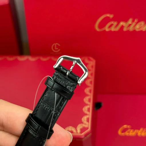 Cartier Santos – Dumont White Dial Benzel Swarovski 38mm x 27.5mm Steel - VIP Version