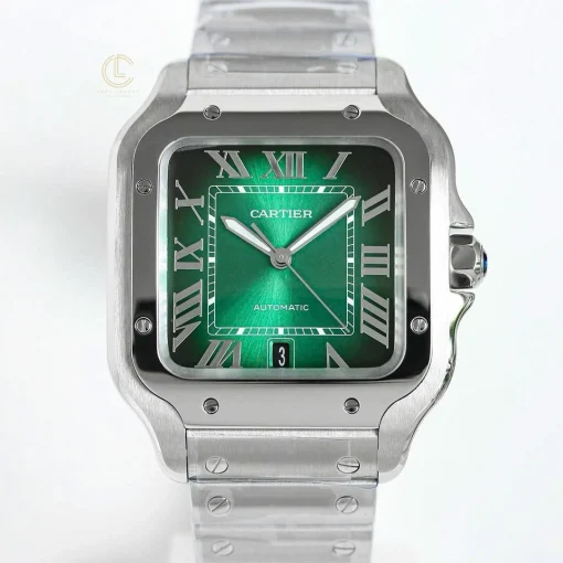 Cartier Santos Green Dial WSSA0029 Miyota.9015 Steel - VIP Version