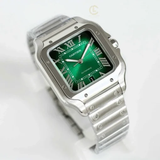Cartier Santos Green Dial WSSA0029 Miyota.9015 Steel - VIP Version