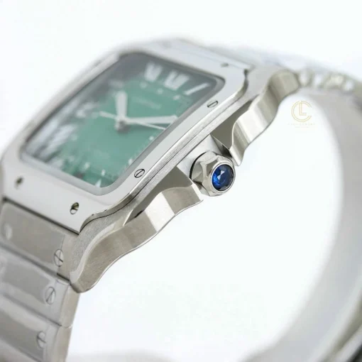 Cartier Santos Green Dial WSSA0029 Miyota.9015 Steel - VIP Version