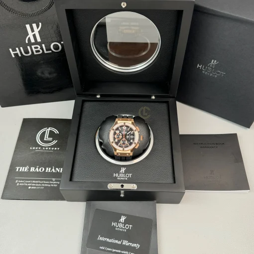 Hublot Big Bang Diamonds 44mm Black Dial Rose Gold ETA.7750 - VIP Version