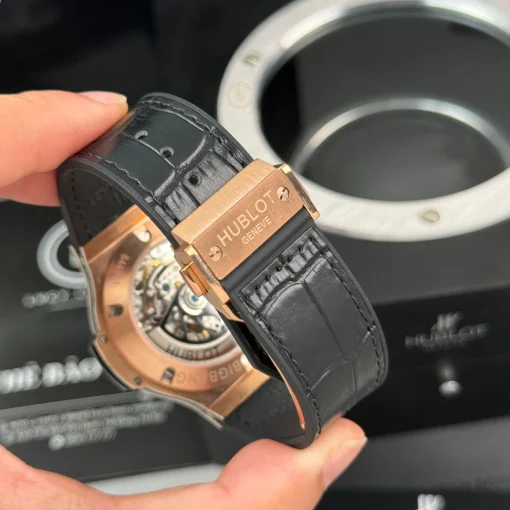 Hublot Big Bang Full Diamonds 44mm Black Dial Rose Gold ETA.7750 - VIP Version