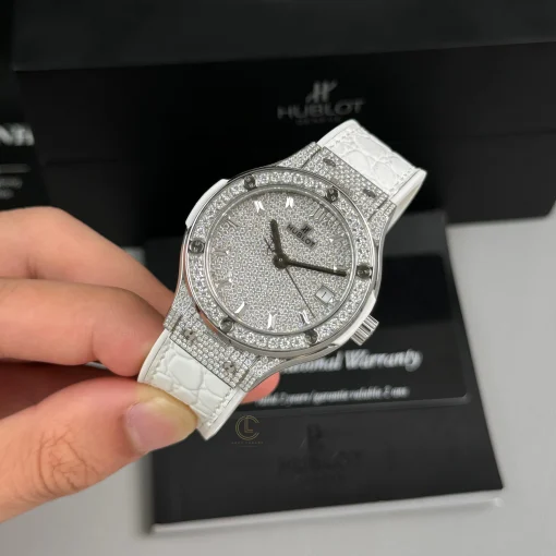 Hublot Classic Fusion Diamonds Moissanite Pave 38mm Dial Moissanite - VIP Version