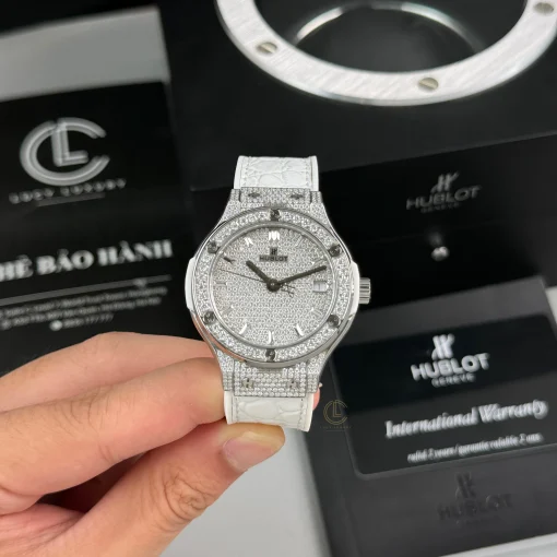 Hublot Classic Fusion Diamonds Moissanite Pave 38mm Dial Moissanite - VIP Version