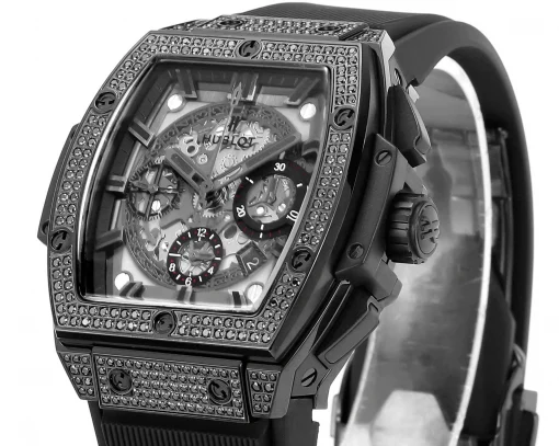 Hublot Spirit Of Bigbang 45mm Black Ceramic Full Diamond - VIP Version