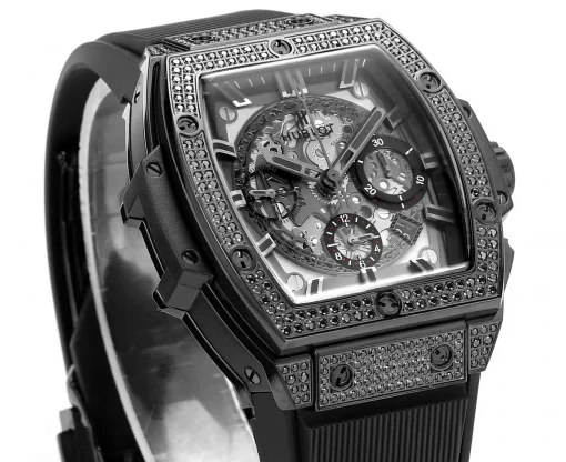 Hublot Spirit Of Bigbang 45mm Black Ceramic Full Diamond - VIP Version