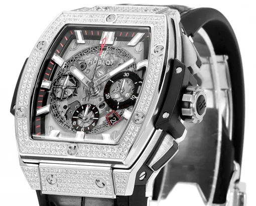 Hublot Spirit Of Bigbang Black Titanium Full Diamond 45mm - VIP Version