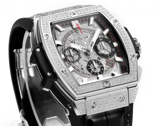 Hublot Spirit Of Bigbang Black Titanium Full Diamond 45mm - VIP Version