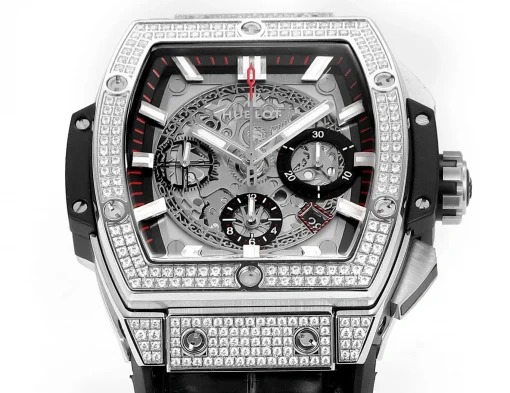 Hublot Spirit Of Bigbang Black Titanium Full Diamond 45mm - VIP Version
