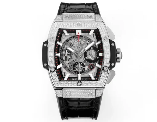 Hublot Spirit Of Bigbang Black Titanium Full Diamond 45mm - VIP Version