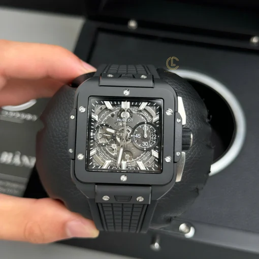 Hublot Square Bang Unico 821.CI.0170.RX 821CI0170RX 42mm Black Dial Ceramic - VIP Version