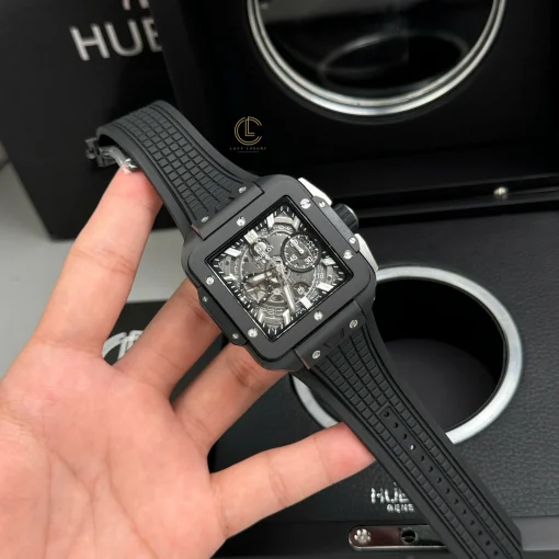 Hublot Square Bang Unico 821.CI.0170.RX 821CI0170RX 42mm Black Dial Ceramic - VIP Version