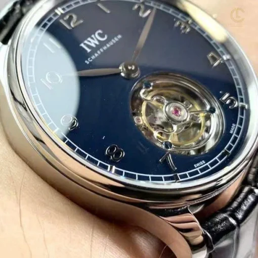 IWC Portugieser Tourbillon IW545801 42mm Blue Dial Steel - VIP Version