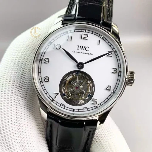 IWC Portugieser Tourbillon IW545801 42mm White Dial Steel - VIP Version