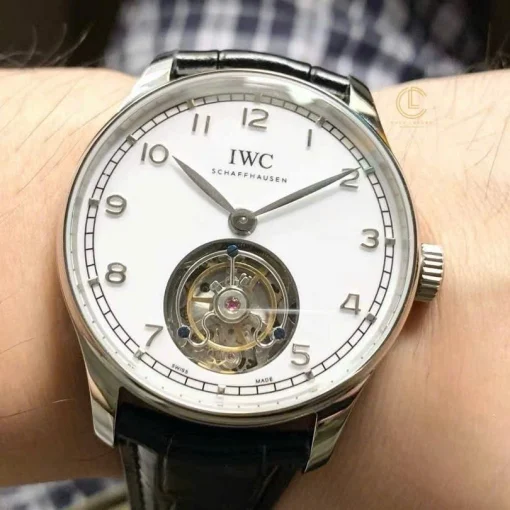 IWC Portugieser Tourbillon IW545801 42mm White Dial Steel - VIP Version