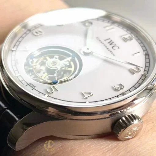 IWC Portugieser Tourbillon IW545801 42mm White Dial Steel - VIP Version