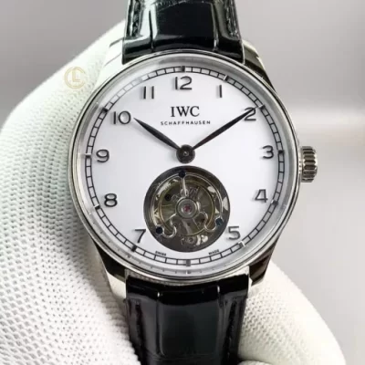 IWC Portugieser Tourbillon IW545801 42mm White Dial Steel - VIP Version