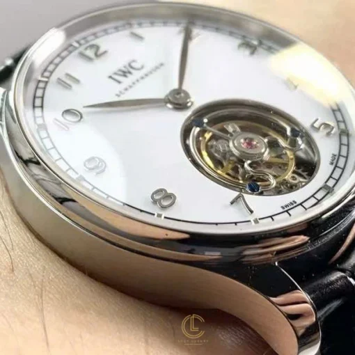 IWC Portugieser Tourbillon IW545801 42mm White Dial Steel - VIP Version