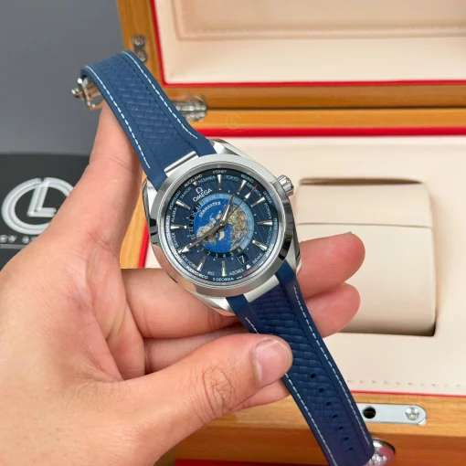 Omega Seamaster Aqua Terra Worldtimer 43mm Blue Dial - VIP Version